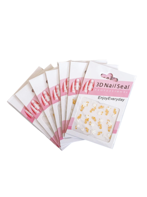 12 ADESIVO P/ UNHA IMPRESSO NAIL SEAL CHY-2057 3D KIT