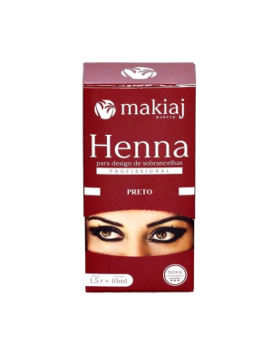 HENNA MAKIAJ PRETO 1,5GR + FIX10ML