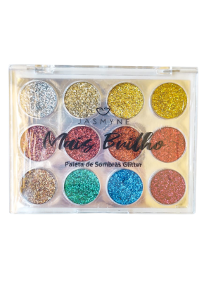 PALETA DE GLITTER JASMYNE JS01156 MAIS BRILHO