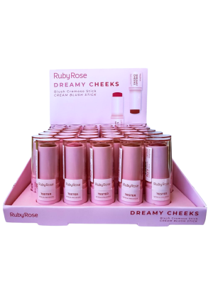 24 BLUSH RUBY ROSE HBM01/G2 STICK DREAMY CHEEKS BOX COM PROVADORES