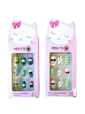 UNHA POSTICA MEILY´S MU1000-8 INFANTIL COLANTE