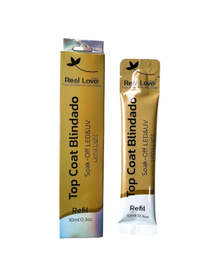 REFIL TOP COAT BLINDADO REAL LOVE RF-50 XD202507 10ML