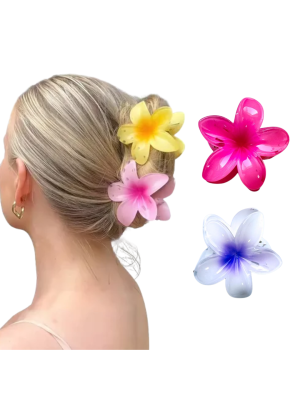 PIRANHA DE CABELO PIR8016 PETALAS FLOR TENDENCIA 7CM