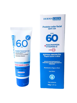 PROTETOR SOLAR FACIAL DERMACHEM 40G FPS 60