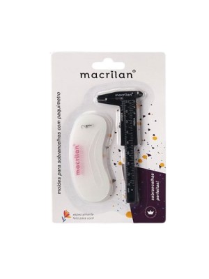 KIT SOBRANCELHAS MACRILAN AC-06 (PAQUIMETRO+MOLDES)