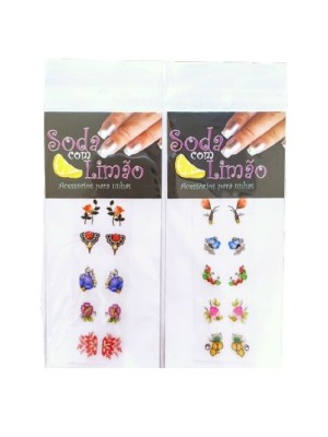 ADESIVO IMPRESSO P/ UNHA SODA COM LIMAO (EMB C/10)